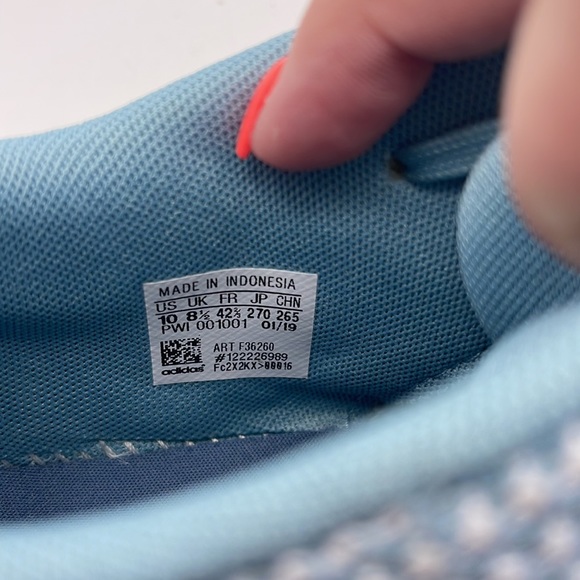 Adidas Neo Questar Flow Women's Blue Green Running Shoes - Picture 7 of 8